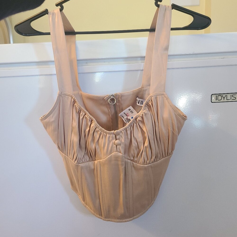 Ribbed crop top